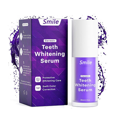 Purple Teeth Whitening Strips with Enamel Care